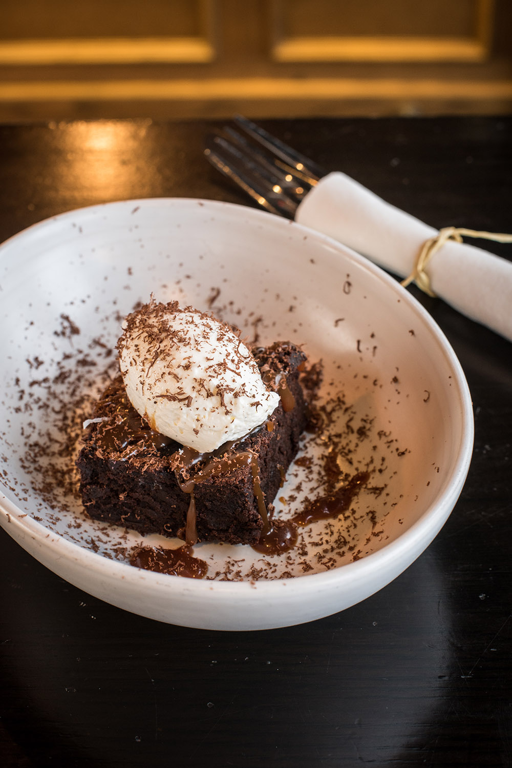 Double Chocolate Brownie at any Donnelly Group Restaurant