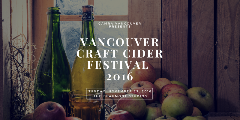 Vancouver Craft Cider Festival
