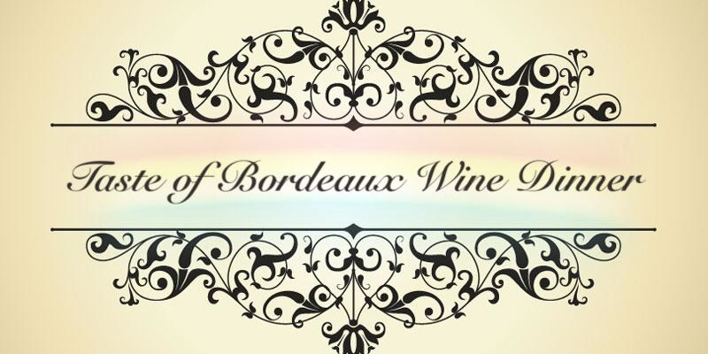 bordeaux wine dinner